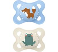 MAM Original 0+m tétine Blue/ Nude 2 pcs