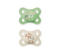 MAM Sucette Original Silicone 2-6 mois Nature 2 unités