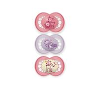 MAM Sucette Original 18+ mois Silicone Fille Lot de 3