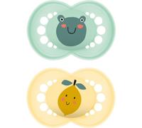 MAM Original 6+ months tétine Mint/ Yellow 2 pcs