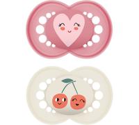 MAM Original 6+ months tétine Pink/ Beige 2 pcs