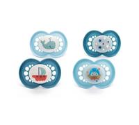 MAM Original Day & Night Lot de 4 blisters Bleu 18-36 m