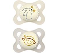 MAM Original Night 0m+ tétine Beige/ Grey 2 pcs