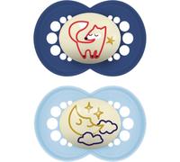 MAM Original Night 16m+ tétine Blue/ Dark Blue 2 pcs