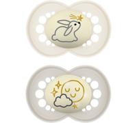 MAM Original Night 16m+ tétine Grey/ Beige 2 pcs