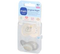 MAM Original Nuit Sucette 16+ mois Unisex Sucette(S) 2 pc(s)