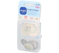 MAM Original Nuit Sucette 6-16 mois Unisex Sucette(S) 2 pc(s)