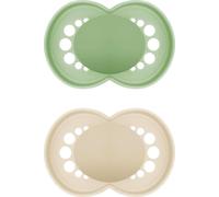 Mam Original Pure plain silicone 16+ mois uni 2 pces