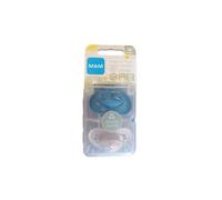Mam Original Pure Sucette Silicone +16M Bleu 2 Unités
