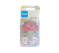 Mam Original Pure Sucette Silicone +16M Rose 2 Unités