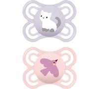 MAM Perfect 0+m, dbl box tétine Pink/ Purple 2 pcs