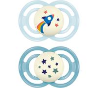 MAM Perfect Night 16m+ tétine Blue/ Turquoise 2 pcs