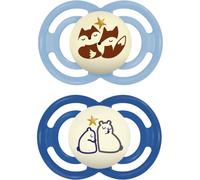 MAM Perfect Night 6m+ tétine Blue/ Dark Blue 2 pcs