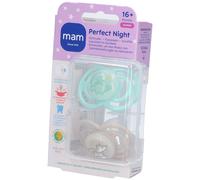 Mam Sucette Perfect Night Silicone Pure +16 Mois Unisex 2 Pièces