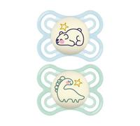 Mam Perfect Nuit Sucette Anatomique Silicone 2-6M 2uts