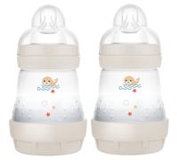 MAM Perfect Star Anti-colic Bottle biberon anti-colique 0m+ Beige 2x160 ml