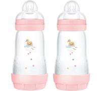 MAM Perfect Star Anti-colic Bottle biberon anti-colique 2m+ Pink 2x260 ml