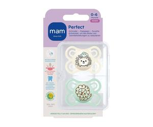MAM Perfect Tétine en silicone unisexe 0-6 mois Sucette(S) 2 pc(s)