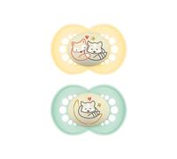 MAM Pure Night 6+M Lot de 2 tétines unisexes