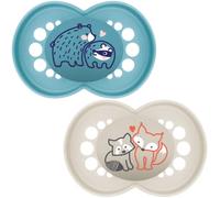 MAM Pure Original 16+M Lot de 2 tétines pour garçon