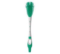 MAM Soft Baby Bottle Brush, Teat Brush with Hanging Hole for Easy Storage, Non-Scratch Brush, Ideally Suited for Cleaning Bottle Teats, Unisex (Colour May Vary)