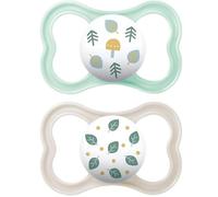 Mam Sucette Air En Silicone Avec Étui 6+ Mois Paquet De 2 Pz