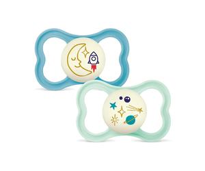 Mam Sucette Air Night Silk 2p Box V-6-16m