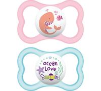 Mam Sucette Air Silicone 6+ Rose 2uts