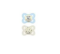 Mam Sucette Nuit En Silicone Pour Enfant 2-6 Mois 2 Pièces