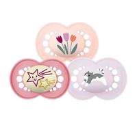 Mam Sucette Original + de 18 Mois Rose Lot de 3 Référence 18