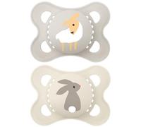 MAM Sucette Original Silicone 2-6 mois Nature 2 unités