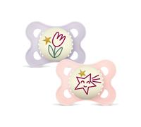 Mam Sucette Original Night Silk 2p Box V-0-6m