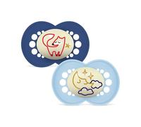 Mam Sucette Original Night Silk 2p Box V-6-16 Months