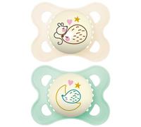 Mam Pack Original Nuit Sucette Silicone 2-6m 2 Unités