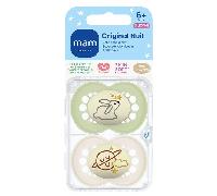 MAM Sucette Original Nuit – Silicone +6 mois – 2 pièces