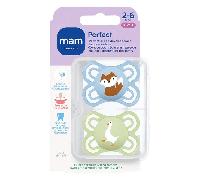 MAM Perfect Sucette Anatomique Silicone 2-6M 2 Unités