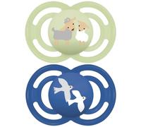 Mam Perfect Sucettes Anatomiques Silicone +6M Animaux 2 Unités