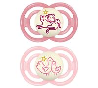 Mam Sucette Perfect Night Silicone Pure +16 Mois 2 Pièces