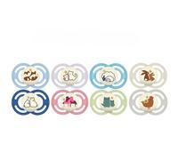 Mam Suprême Perfect Nuit Animaux Sucette Silicone +18 Mois 2 Unités