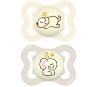 Mam Succette Supreme Nuit 2-6+ mois Silicone 2uts