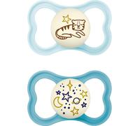 MAM Sucettes lumineuses, pack de 2 Supreme Night -