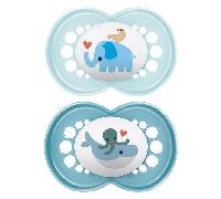 MAM Sucettes original class 18+ silicone x2