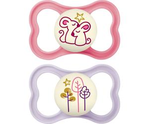 MAM Sucettes Sil Air Night +16 Mois Silicone 2 Unités