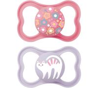 MAM Supreme Double Box 6+ months tétine Pink/ Purple 2 pcs