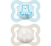 MAM Supreme Sucette Silicone 2-6M 2 Unités