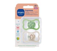 MAM Supreme Tétine Silicone Unisexe 16 mois et + Sucette(S) 2 pc(s)