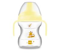 MAM - Tasse d’apprentissage - Tasse à bec 6+ mois 190 ml (coloris aléatoire) - Tasse pour bébé avec poignées ergonomiques
