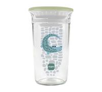 MAM Tasse facile à boire pour enfant | 290 ml | Bord à 360° pour siroter à n'importe quel angle | Transparent comme du verre | Facile à tenir | Valve en silicone souple monobloc | Accessoires pour