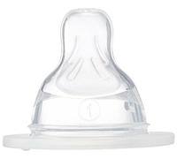 MAM Accessoires pour Biberons Tétine Silicone +0m Débit 1 Lent 2 unités