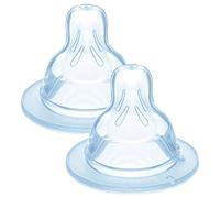 MAM Accessoires pour Biberons Tétine Silicone +2m Débit 2 Moyen 2 unités